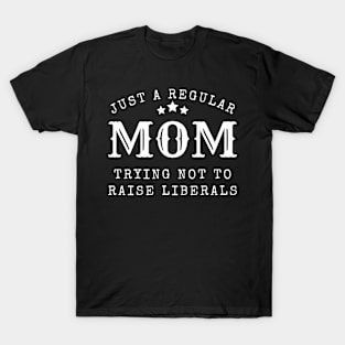 Just a regular mom trying not to raise liberal T-Shirt